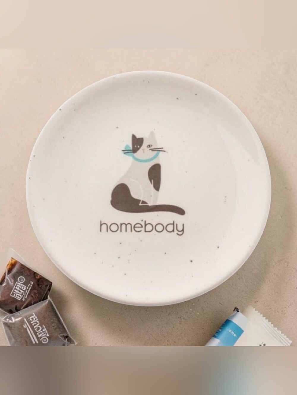 "Homebody" Kitty Cat Reese Ceramic Trinket Ceramic Dish Tray 😸 New In Box - Picture 7 of 10